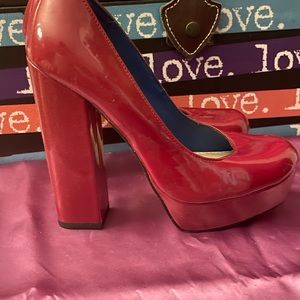 Red high heels